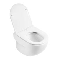 Унитаз подвесной безободковый с креплением 360x525x365 BB066CHR BelBagno
