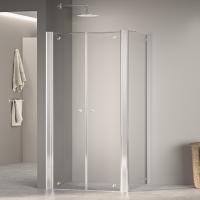 Душевой уголок RGW PA-47 (PA-04 + Z-050-1+держ.) прямоугольный  120* 80*185 04084728-011 профиль Хром стекло Прозрачное 5 мм RGW