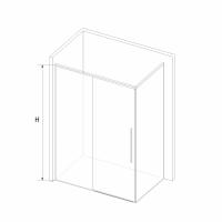 Душевой уголок RGW SV-42-1B (SV-12B + Z-060-2B) прямоугольный  120*100*195 323242120-014 профиль Чёрный стекло Прозрачное 6 мм RGW