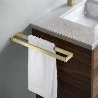 Полотенцедержатель двойной Timo Selene 17052/17 золото матовое