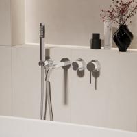 Смеситель для ванны встраиваемый, двухрежимный цвет хром VTFW-1VL1CH VINCEA