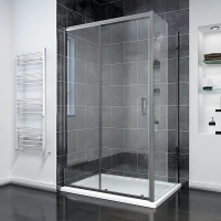 Душевой угол раздвижной прямоугольный RV055GM-130100-01-C8 1300х1000х1950 Цвет профиля Оружейная сталь Стекло Прозрачное Veconi