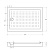 Поддон акриловый, прямоугольный TRAY-A-AH-120/80-15-W0 1200x800x150 Cezares
